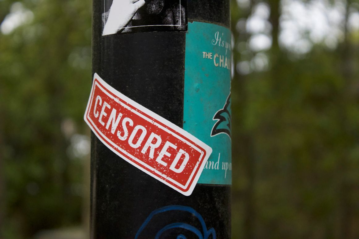 Conceptual Censored series photograph by Rebecca Stephen
