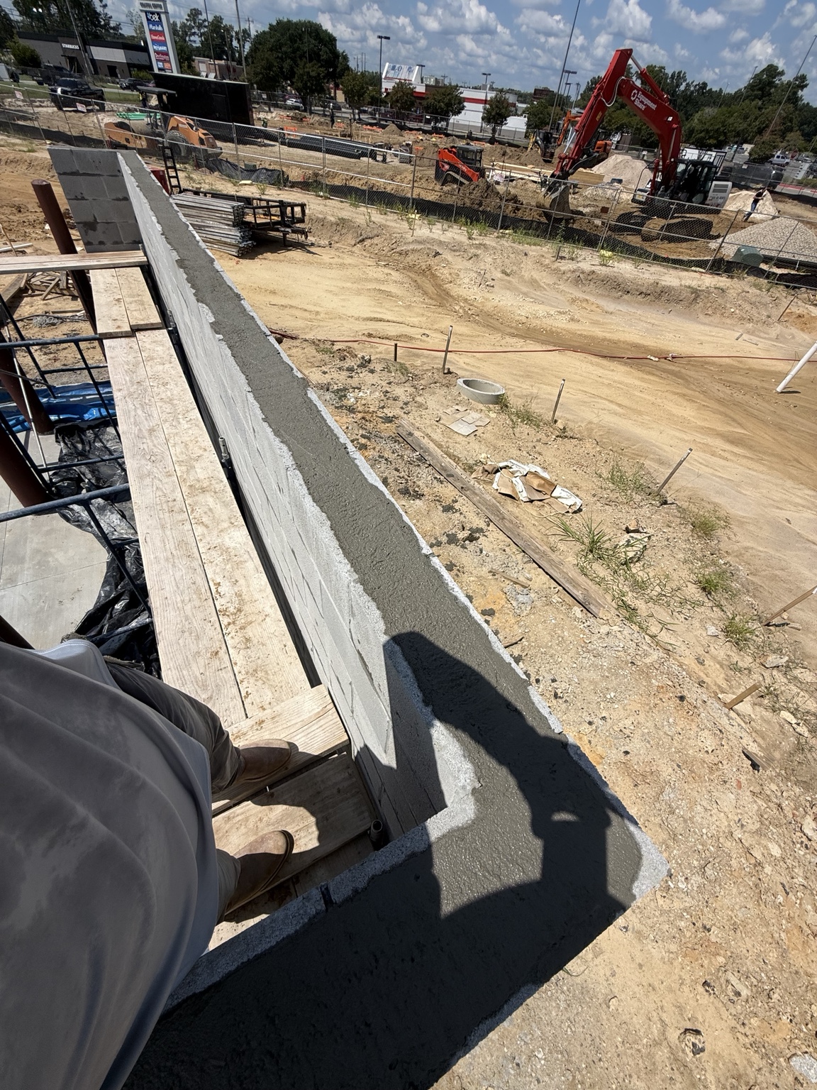 Marco-Minimal construction site detail